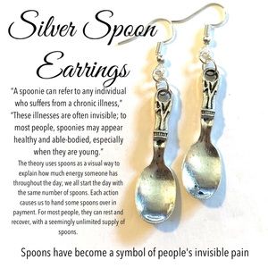 Spoon Theory Earrings So You Always Have A Spoon
